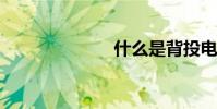 什么是背投电视