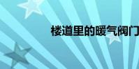 楼道里的暖气阀门怎么开