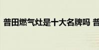 普田燃气灶是十大名牌吗 普田燃气灶怎么样