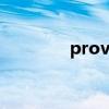 provide是什么意思 pro vl