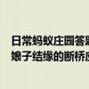 日常蚂蚁庄园答题：支付宝蚂蚁庄园想看看传说中许仙和白娘子结缘的断桥应该去