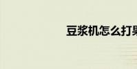 豆浆机怎么打果汁