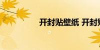 开封贴壁纸 开封贴壁纸