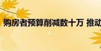 购房者预算削减数十万 推动房地产价格下跌