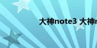 大神note3 大神note3
