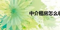 中介租房怎么收费