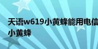 天语w619小黄蜂能用电信的卡不 天语w619小黄蜂