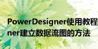 PowerDesigner使用教程 使用PowerDesigner建立数据流图的方法