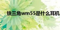 铁三角wm55是什么耳机 铁三角wm55