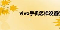 vivo手机怎样设置微信铃声