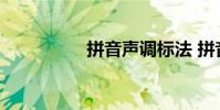 拼音声调标法 拼音声调