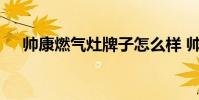 帅康燃气灶牌子怎么样 帅康燃气灶好吗
