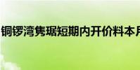 铜锣湾隽琚短期内开价料本月底或下月初开售