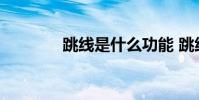 跳线是什么功能 跳线是什么