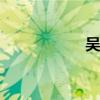 吴霜 关于吴霜的介绍