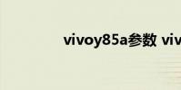 vivoy85a参数 vivo y85a