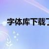 字体库下载了放哪儿 字体库在哪个文件夹