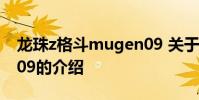 龙珠z格斗mugen09 关于龙珠z格斗mugen09的介绍