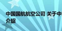 中国国航航空公司 关于中国国航航空公司的介绍