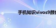 手机知识vivos9颜色有几种