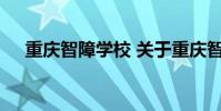 重庆智障学校 关于重庆智障学校的介绍