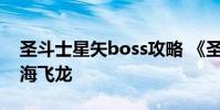 圣斗士星矢boss攻略 《圣斗士星矢》BOSS海飞龙