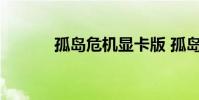 孤岛危机显卡版 孤岛危机显卡