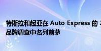 特斯拉和起亚在 Auto Express 的 2022 年 Driver Power 品牌调查中名列前茅