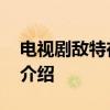 电视剧敌特在行动 关于电视剧敌特在行动的介绍