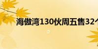海傲湾130伙周五售32个海景户招标