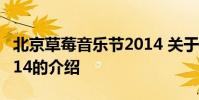 北京草莓音乐节2014 关于北京草莓音乐节2014的介绍