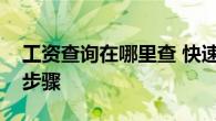 工资查询在哪里查 快速掌握工资查询渠道与步骤